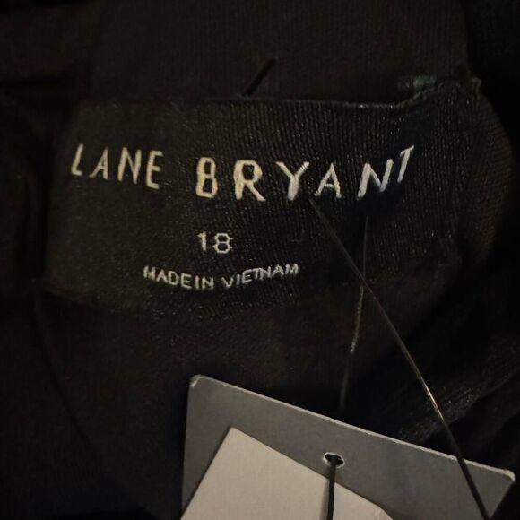 Lane Bryant Women’s Black Zebra Burnout Bodycon Mock Neck Dress Size 18 - Picture 7 of 10